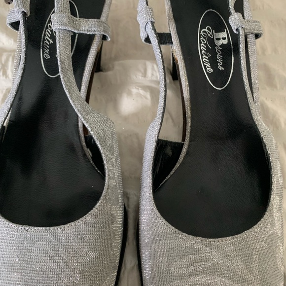 Browns couture silver women’s sling backs size 8.5 - Picture 6 of 14